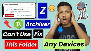 Zarchiver Cant Use This Folder  How to fix cant use this folder Zarchiver [upl. by Wendelin]