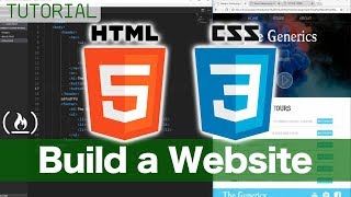 HTML and CSS Tutorial  Create a Website for Beginners [upl. by Fortunio]