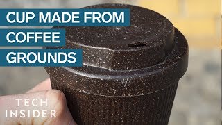 How A Company In Berlin Is Turning Coffee Grounds Into Reusable Cups [upl. by Enovahs]