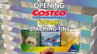 Costco Pokémon 3pack Stacking Tins [upl. by Gnurt667]