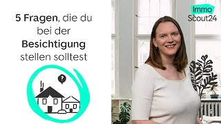 Hauskauf Diese 5 Fragen solltest du bei der Besichtigung stellen 💬 [upl. by Gemma949]