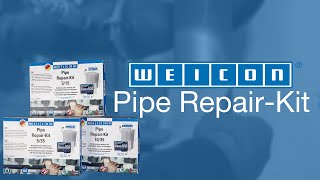 WEICON Pipe RepairKit  repair of damaged pipes and pipelines [upl. by Eyoj]