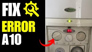 Vokera Boiler A10 Error  How To Fix [upl. by Aralc818]