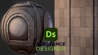 Stylized Crypt Wall  Substance 3D Designer [upl. by Rhodes541]