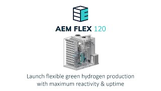 The AEM Flex 120 electrolyser Start trialling green hydrogen with ease and speed [upl. by Anglim]