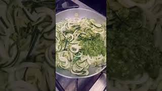 Quick and Easy Zucchini Pasta with Pesto Sauce [upl. by Assilev20]