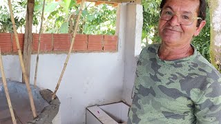 CONSTRUINDO MINHA CASA DE FARINHA  PARTE 5 FINAL [upl. by Buxton]