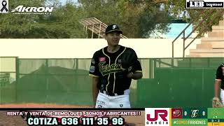 Beisbol Estatal Chih Indios VS Faraones Jornada 10 JUEGO1 [upl. by Arimak714]