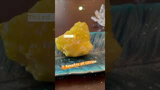 7 Benefits of Citrine Crystal 💎🔮🔥shorts crystalhealing [upl. by Panta]