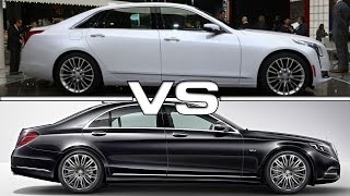 Cadillac CT6 vs Mercedes Benz SClass [upl. by Jessamine]