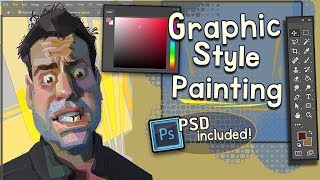 Painting in a Graphic Style  Tutorial and Tips [upl. by Lewej]