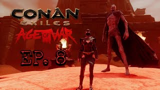 Conan Exiles Lets Play Ep8 Some Story Lore Braga Conan WarMaker Klael amp The Archivist Xbox [upl. by Anilemrac]