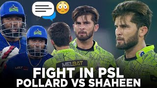 Kieron Pollard vs Shaheen Shah Afridi  Heat Exchange Moments  HBL PSL 2023  MI2K [upl. by Lyrej]