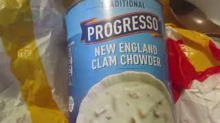 Progresso New England Clam Chowder [upl. by Olifoet457]