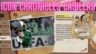 ICON CHRONICLES CASILLAS GAMEPLAY  EA FC Mobile [upl. by Gale167]