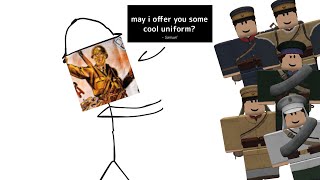 How to make a bunch of Russian and Japanese Uniforms during the Russo Japanese War on Roblox [upl. by Kroll950]