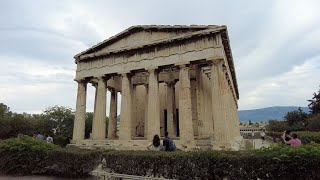 Athens Greece  Ancient Agora  Temple of Hephaestus [upl. by Anavoj]