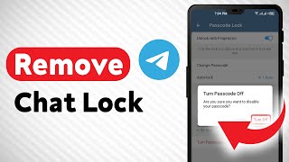 How To Remove Chat Lock On Telegram  Updated [upl. by Anitrebla626]