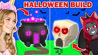 HALLOWEEN BUILD CHALLENGE In Adopt Me Roblox [upl. by Elocon]