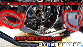 KLR 650 Doohickey and Deep Hole Issue Mod [upl. by Mera320]