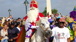 YEGADA DI SANIKOLAS 2023 Sinterklaas en zijn pieten zijn Bonaire [upl. by Eatnuhs]