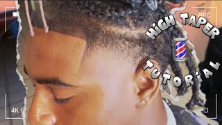 BEST HIGH TAPER BARBER TUTORIAL💈triiipleooo like subscribe fadefam [upl. by Cohleen]