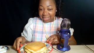 ASMR eating IHOP pancakes [upl. by Pearman]