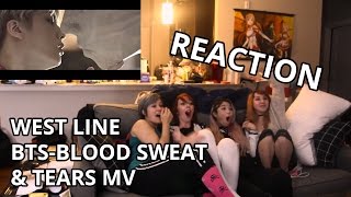 Reaction BTS 방탄소년단  Blood Sweat amp Tears 피 땀 눈물  MV Reaction  West Line [upl. by Keram]