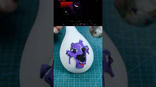 I made Durple Horror Version from Incredibox Sprunki with melted clay shorts clay sprunki diy [upl. by Quent]