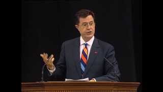 Stephen Colbert Salutes UVAs Class of 2013 [upl. by Fritze]