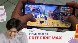 INFINIX NOTE 30 FREE FIRE MAX TEST  CUSROM LOS20 ANDROID 13 [upl. by Ynaffad]