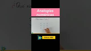 Analogías del nivel primario maths matematicas matemática [upl. by Vrablik]