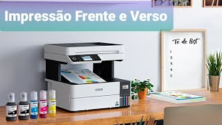 Como imprimir frente e verso na Epson L6490 [upl. by Eseryt]