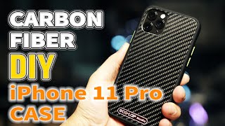 Carbon Fiber iPhone 11 Pro Case with Epoxy Resin DIY [upl. by Evante]