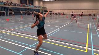 Marthe Tack vs Ann Knaepen Ladies singles A 07102017 [upl. by Walter65]