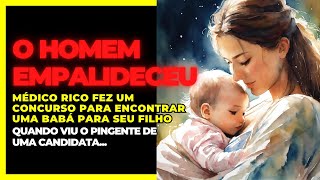 MÉDICO RICO FEZ UM CONCURSO PARA ENCONTRAR UMA BABÁ PARA SEU FILHO QUANDO VIU O PINGENTE DE UMA CAN [upl. by Artkele359]