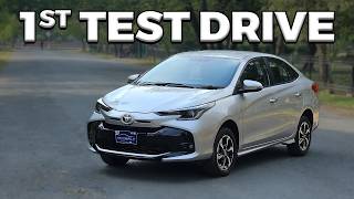 Test Drive of Toyota Yaris Facelift  PakWheels [upl. by Woodhouse]