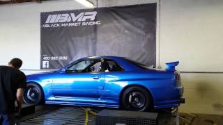 MONSTER BLUE NISSAN GTRR34 Scream Baby Scream [upl. by Oneida99]