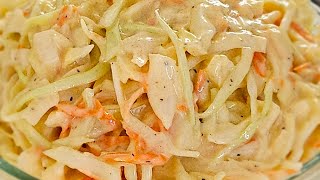 128🌺 Coleslaw salad  salade de chou [upl. by Feeley]