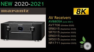 Marantz 2021 8K AV Receivers Processors vs Denon [upl. by Anovad]