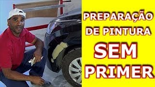 Pintura Automotiva  Preparação e Pintura sem primer [upl. by Llieno]