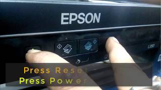 Reset ink Level Epson L series  No Need Code or Software [upl. by Sandy]