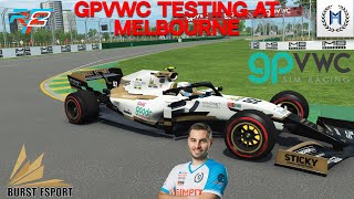 rFactor 2 GPVWC F1 Testing for Melbourne  Australian Grand Prix [upl. by Helman]