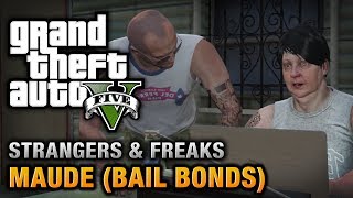 GTA 5  Maude Bail Bonds Wanted Alive or Alive Achievement  Trophy [upl. by Theron]