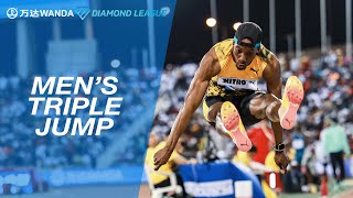 Pedro Pablo Pichardo wins the mens triple jump in Doha  Wanda Diamond League 2023 [upl. by Fulcher589]