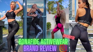 Bonafide Activewear Brand Review 2023  Gym Wear  Shiny Leggings Workout Wear  Fashion Hype [upl. by Litnahc]