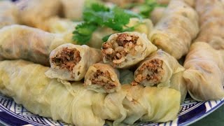 Dolma Stuffed Cabbage Leaves  Armenian Recipe  CookingWithAlia  Episode 334 [upl. by Duma]