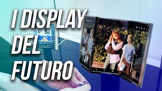 ECCO IL FUTURO DEI DISPLAY SAMSUNG si piegano allungano srotolano e non solo [upl. by Stringer407]