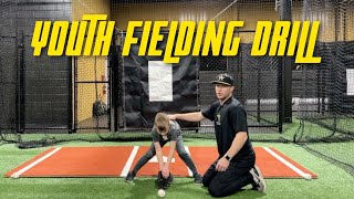 Youth Baseball Fielding Drill Young Players Will Love [upl. by Hadihahs209]