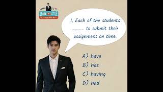 Grammar Test 𝐈𝐍𝐒𝐓𝐑𝐔𝐂𝐓𝐈𝐎𝐍𝐒 Choose the correct answer from the options provided 𝐖𝐈𝐓𝐇𝐈𝐍 25 𝐒𝐄𝐂𝐎𝐍𝐃𝐒 [upl. by Aleet111]